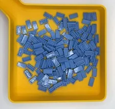 LEGO Lot of Dark Azure 1x2 Tile inv.645