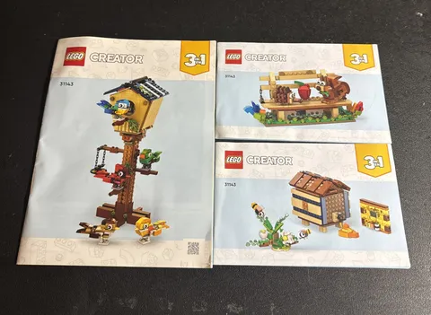 LEGO 31143 Creator 3-in-1 Birdhouse Instruction Manual Only