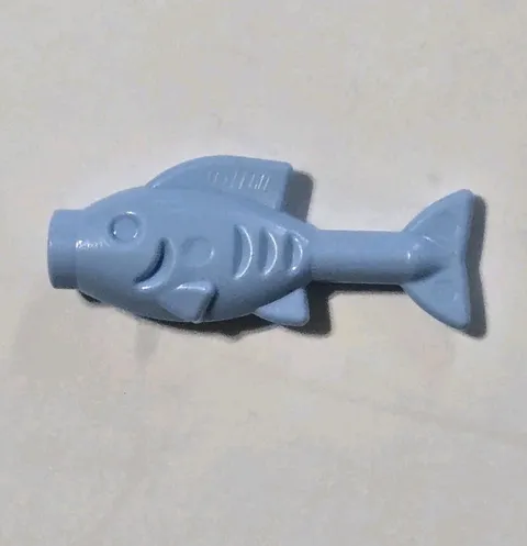 LEGO PART 64648: Animal BRIGHT LIGHT BLUE Fish Hollow Stud Mouth