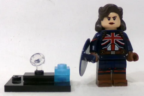 LEGO Marvel Minifigure Series 1 71031 colmar10 Captain Carter Minifig Complete