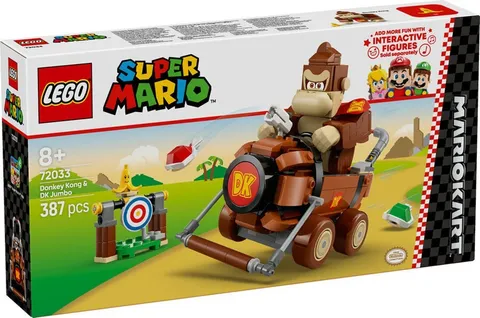 LEGO Super Mario 72033 Mario Kart Donkey Kong & DK Jumbo 387 Pieces