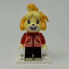 Lego Isabelle Minifigure Coral Hoodie 77052 Animal Crossing ACNH ani014