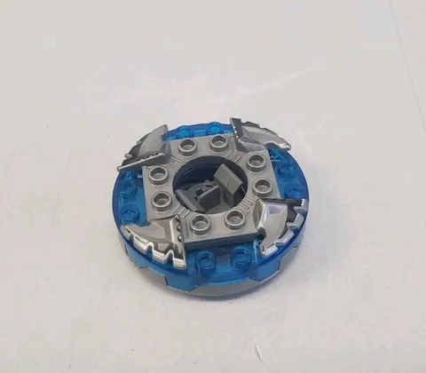 LEGO Ninjago NRG Jay Spinner Rare Trans Dark Blue Pearl Gray Authentic 
