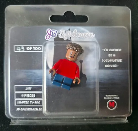 JB Toys Jim 49/100 Bricks of Maze Limited Edition Collectible Figure