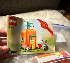LEGO Easter Bunny’s Carrot House 40449 Bulk Lot Mixed Pieces w/ Instructions