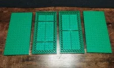 Lego Baseplate Green 10x20 4 PCS Vintage 