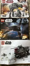 LEGO Star Wars 75189 75156  75337 Walker Instructions (Manual Only) Lot Of 3