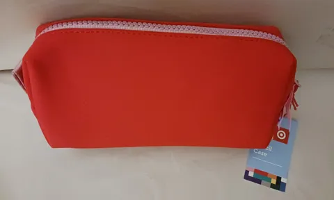 LEGO® Collection Target Red Pencil Case Accessory Pouch Cosmetic Bag ~  NWT 