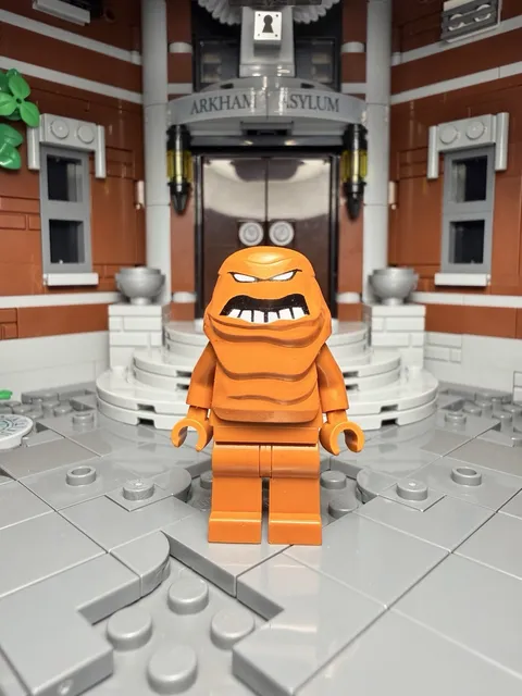Lego Batman The Video Game Custom Clay Face Minifigure (Angry Expression) Rare