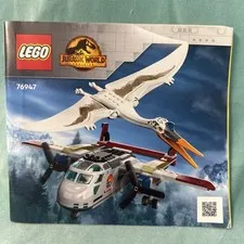 LEGO Jurassic World Dominion Quetzalcoatlus Plane Ambush 76947.  ***MANUAL ONLY!