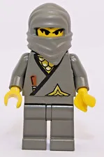 LEGO Castle Ninja - Gray Minifigure 6093 6089 6033 1187 3019 cas049