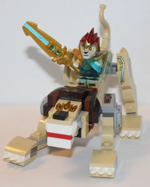 2014 Legends of Chima Lego set #70123 Lion Legend Beast 100% complete!