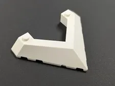 Lego New White Wedge 6 x 8 Pointed Cutout  # 22390