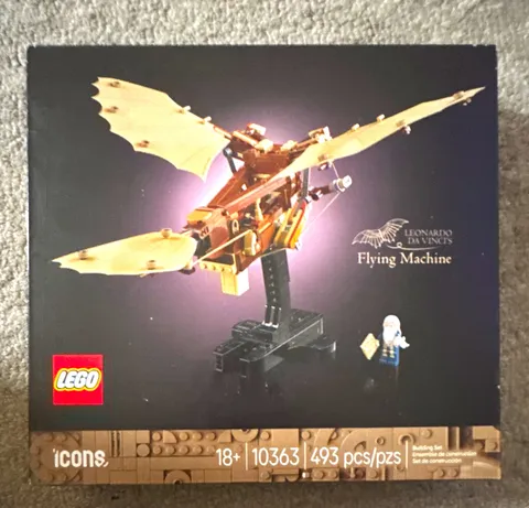 LEGO Icons Leonardo da Vinci's Flying Machine 10363 493pcs 18+ 2024 Stand