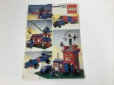 1980 LEGO #733 Universal Vehicle Instruction Manual Only
