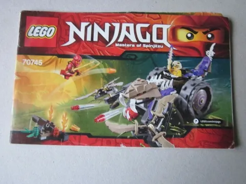 Lego Ninjago Building Instructions Instruction 70745 Masters of Spinjitzu