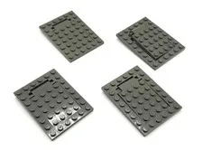 LEGO Dark Gray Lot of Trap Doors lot inv.644