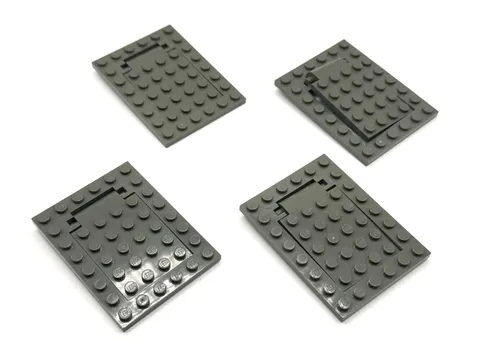 LEGO Dark Gray Lot of Trap Doors lot inv.644