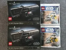 Lego Star Wars GWP Lot - 40917 Darksaber + 30728 Razor Crest New Sealed (Qty 2)