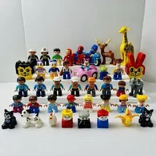 Lego Duplo Figures Adults Kids Lot Of 40 Disney DC Animals Accessories