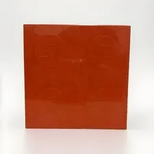 IQ LEGO Locking Dotted Notebook with Gel Pen 6.25"x6.25" Orange SEALED