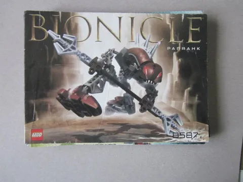 Lego Building Instructions Instruction Bionicle 8587 Panrakh