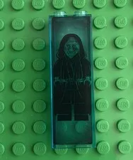 LEGO Star Wars EMPEROR PALPATINE Clear Blue Hologram Brick 46212pb001