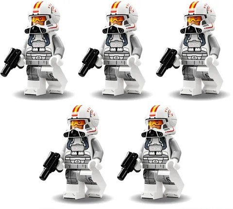 LEGO Star Wars Clone Pilot Minifigure LOT of 5 Phase 2 ARC-170 75402 NEW SEALED!