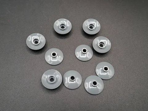 LEGO - 10x - Dish - Shell - 2x2 Inverted Radar - Dark Grey - Dark Grey - 4740