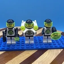 LEGO Blacktron Lot x3 Minifigures 6887 6897 6957 6981 6984 6988 jetpack  extras