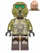 LEGO [No Color/Any Color] Clone Scout Trooper, 41st Elite Corps (Phase 2) - Kash