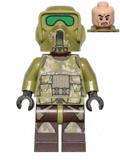 LEGO [No Color/Any Color] Clone Scout Trooper, 41st Elite Corps (Phase 2) - Kash