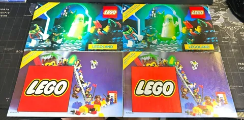 🧱📘Vintage LEGO Catalog Lot Legoland & LEGO System Catalogs Lot of 4 Very Good