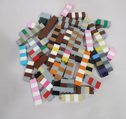 LEGO 2x2 Bricks - bulk lot mix of colors piece