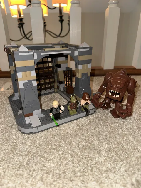 LEGO Star Wars 75005 Rancor Pit Box & Instructions ALL MINIFIGS