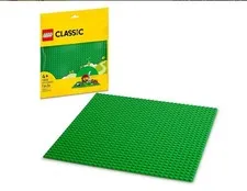 LEGO Classic Green Baseplate, Square 32x32 Stud Foundation to Build, Play, and D