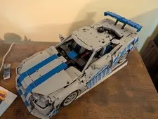 LEGO Technic 2 Fast 2 Furious Nissan Skyline GT-R (R34) Car 42210 1410 Pcs-USED