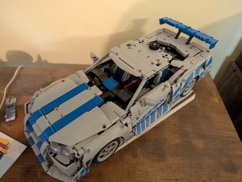 LEGO Technic 2 Fast 2 Furious Nissan Skyline GT-R (R34) Car 42210 1410 Pcs-USED
