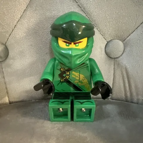 LEGO NINJAGO Lloyd LED LITE TORCH NIGHT LIGHT BLACK RARE RETIRED LGL-TO35