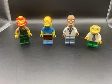 LEGO The Simpsons Minifigures Lot: Willie Comic Book Guy Hibbert Moleman