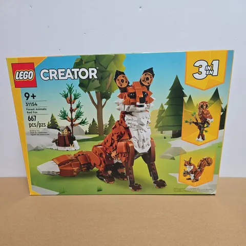 LEGO Creator: 3 in 1 Forest Animals: Red Fox 31154 Open Box 