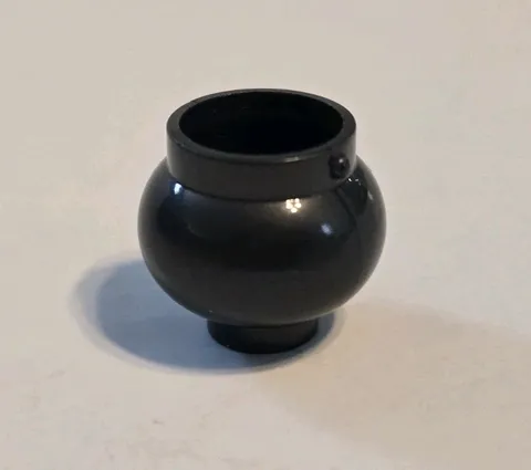 LEGO Pearl Dark Gray Minifig Utensil Pot Small Handle Holder 98374