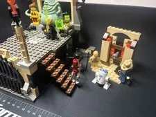 LEGO STARWARS 4480 & 4475 RARE VINTAGE JABBA Palace And JABBAS  Message 100% ✅👇
