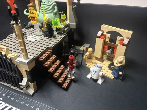 LEGO STARWARS 4480 & 4475 RARE VINTAGE JABBA Palace And JABBAS  Message 100% ✅👇