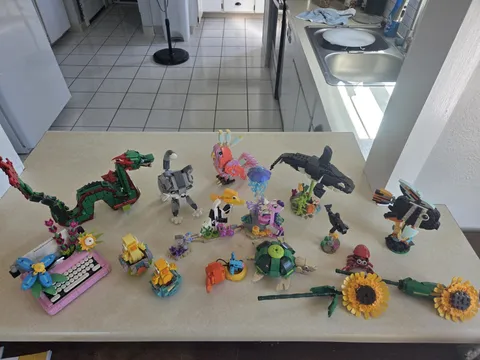 Lego 3 In 1 Set Lot ( Vase Not Included )