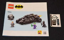 76303 INSTRUCTION BOOKLET & ORIGINAL STICKERS ONLY For Set # 76303 ~ Lego Batman