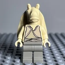 LEGO Star Wars Episode 1 - Jar Jar Binks Minifigure SW0017 (Genuine) - 3i