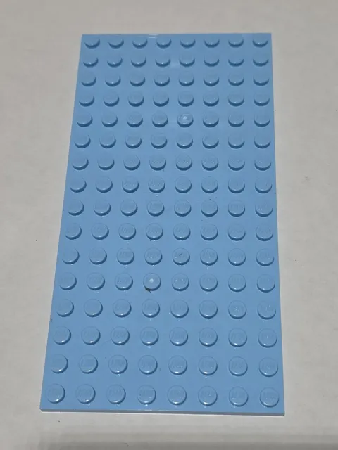 LEGO Plate Bright Light Blue ● 8 X 16 ● # 92438 ● QTY 1