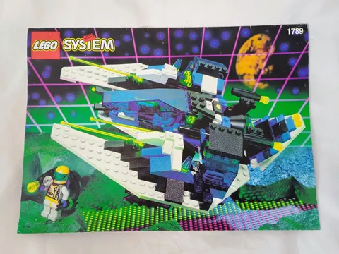 Vintage LEGO System 1789 Spyrius Nebula Outpost Instruction Manual ONLY (1994)