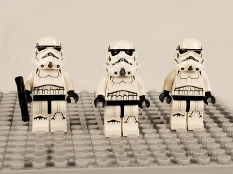 LEGO Star Wars Imperial Stormtrooper Minifigure Lot of 3 sw1137 Blaster
